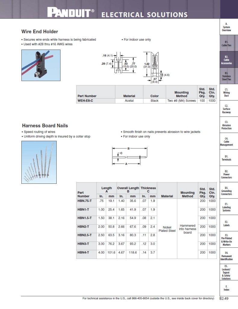 Harness Board Nails