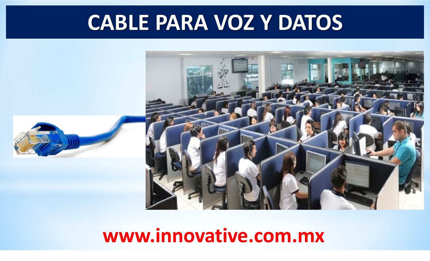 CABLE PARA VOZ Y DATOS 1