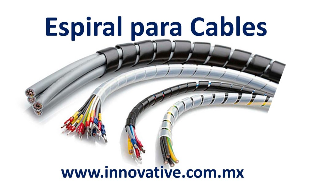 Espiral para Cables Mexico, Espiral para Cables Tijuana, Espiral para Cables de Computadora, Espiral para Cables Industriales,