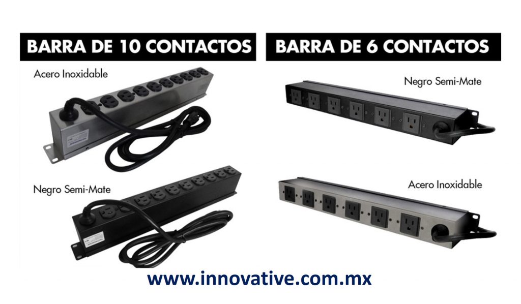 Barra de 10 contactos, Barra de 6 contactos, thorsman, thorsman mexico, Panduit mexico, tripplite mexico, cisco mexico, Belden mexico,