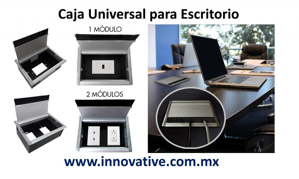 Caja Universal para Voz y Datos, Caja Universal para Cableado Estructurado, Thorsman, Thorsman Mexico, Panduit Mexico, Belden Mexico, Caja Universal para Escritorio Thorsman,