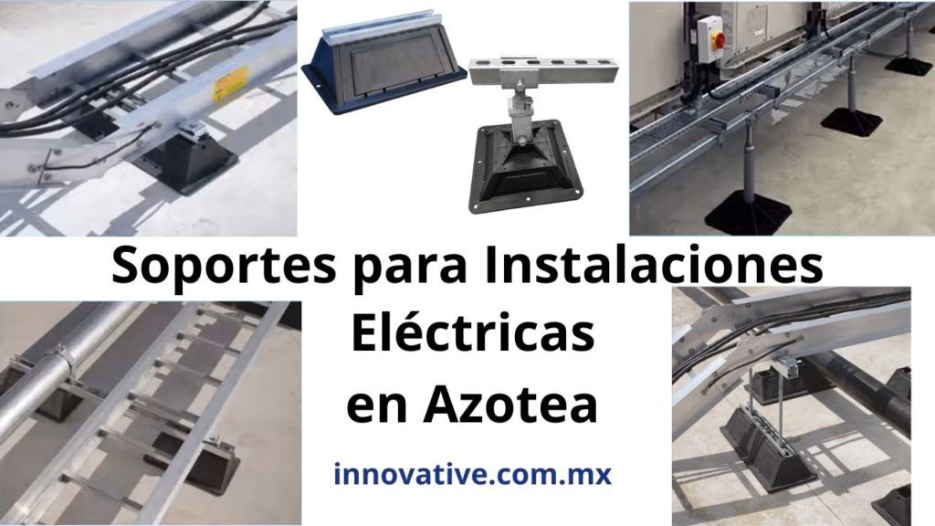 Tacon para Techo, Roof, Roof support, Rooftop Support, Rooftop, Caddy, Erico, Caddy Pyramid, Pyramid, Nvent, Escalerilla, Instalacion Electrica en Azotea, Dura Block, Eaton, Arlington, B-line, 