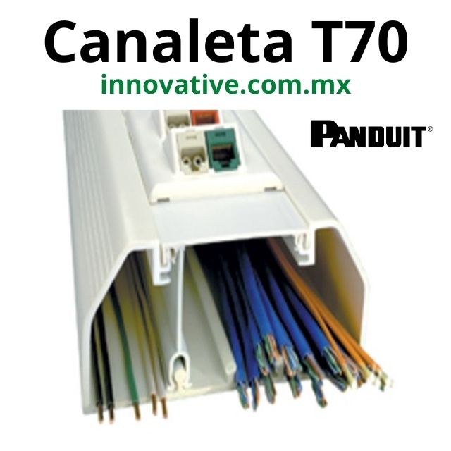 Doncella Popa Encogimiento Canaleta T70 Panduit para Cableado Estructurado, Datos, Voz, Video y  Electricidad