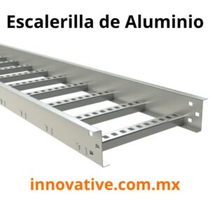 Escalerilla de Aluminio Tijuana, Escalerilla de Aluminio México, Charola de Aluminio, Escalera de Aluminio, Bandeja de Aluminio, Basor Electric, Cross Line, Cable Tray, Bandeja porta cables, Rejiband, 