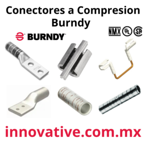 conectores a compresión burndy, conectores de compresión burndy, zapatas de compresión burndy, terminales de compresión burndy, empalmes de compresión burndy