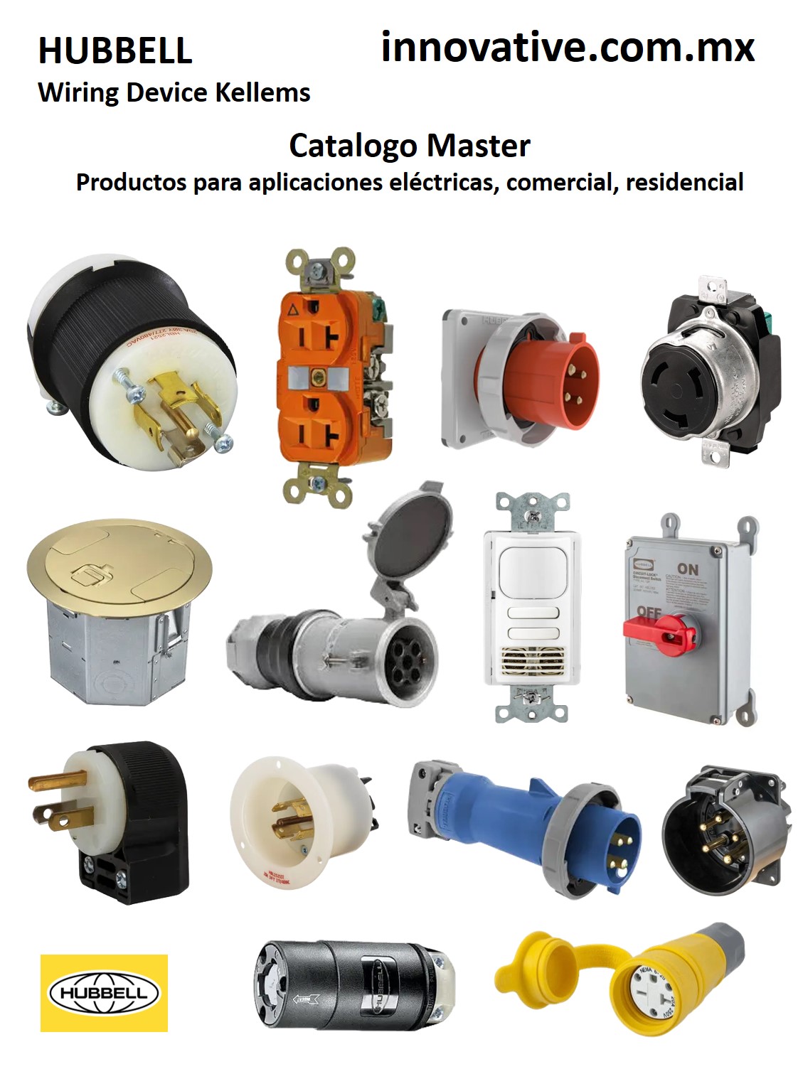 Catalogo Wiring Device-Kellems, Catalogo Hubbell Wiring Device-Kellems PDF, Wiring Device-Kellems, Hubbel Wiring Device-Kellems, Hubbell Wiring Device Kellems, Straight Blade, Wiring Device-Kellems- How to Install the Xclamp
