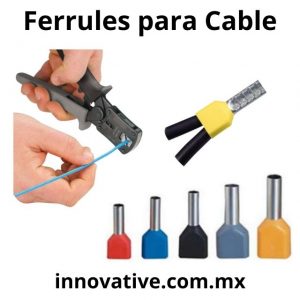 Ferrules para Cable, sencillas, dobles y sin aislamiento